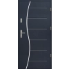 Drzwi T43 A4 INOX Antracyt 72 mm